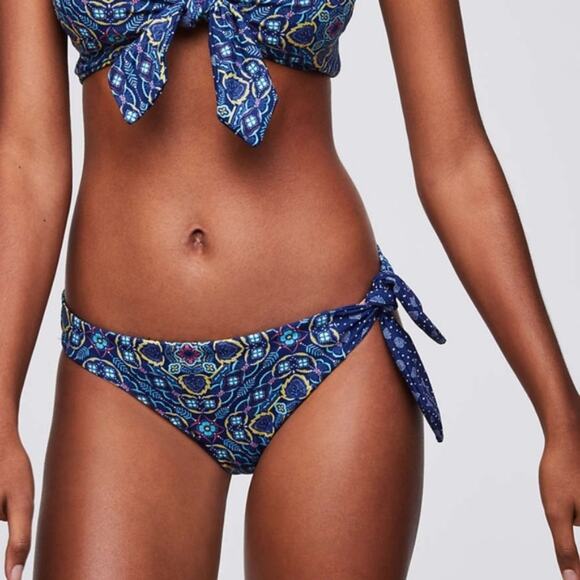 LOFT Other - LOFT Blue Beach Side Tie Hipster Bikini Bottom